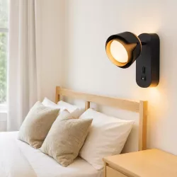KINKIET do czytania ścienny lampa oprawa GX53 Czarny + złoty XUDO-5904703011934