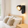 KINKIET do czytania ścienny lampa oprawa GX53 Czarny + złoty XUDO-5904703011934