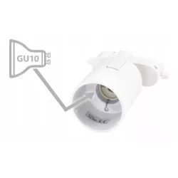 Reflektor GU10 na szynę 1-faza, kolor biały, XUDO, XD-IT101W-5904703012009