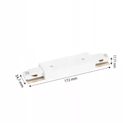 Łącznik do szyny szynoprzewodu 1-faza typ I biały XUDO-5904703012177