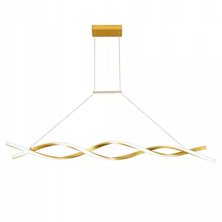 Lampa sufitowa LED wisząca żyrandol do Pokoju Nowoczesny 4000K 120cm złoty-5904703012573