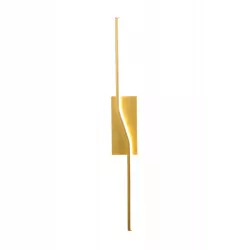 Lampa ścienna LED kinkiet ścienny wewnętrzny 12W 4000K 60cm złoty-5904703012603