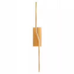 Lampa ścienna LED kinkiet ścienny wewnętrzny 12W 4000K 60cm złoty-5904703012603