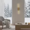 Lampa ścienna LED kinkiet ścienny wewnętrzny 12W 4000K 60cm złoty-5904703012603