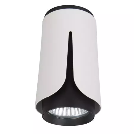 Oprawa halogenowa lampa sufitowa GU10 spot reflektor czarny + biały XUDO-5904703011484