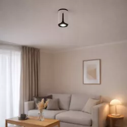 Oprawa halogenowa lampa sufitowa GU10 spot reflektor czarny + biały XUDO-5904703011484