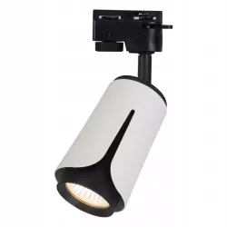 Reflektor GU10 na szynę 1-faza, kolor biały + czarny, XUDO, XD-IK252W-5904703011583