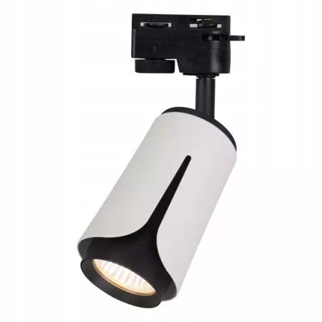 Reflektor GU10 na szynę 1-faza, kolor biały + czarny, XUDO, XD-IK252W-5904703011583