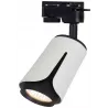 Reflektor GU10 na szynę 1-faza, kolor biały + czarny, XUDO, XD-IK252W-5904703011583