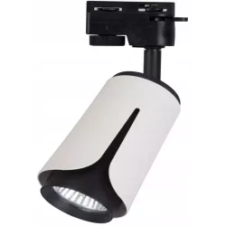 Reflektor GU10 na szynę 1-faza, kolor biały + czarny, XUDO, XD-IK252W-5904703011583