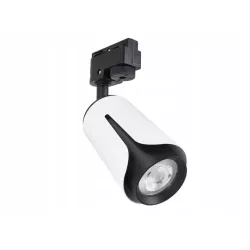 Reflektor GU10 na szynę 1-faza, kolor biały + czarny, XUDO, XD-IK252W-5904703011583