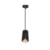 REFLEKTOR WISZĄCY GU10 CZARNO ZŁOTY TUBA OPRAWA LAMPA-5904703011590