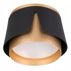 Oprawa halogenowa lampa sufitowa GX53 spot reflektor czarny + złoty XUDO-5904703011750