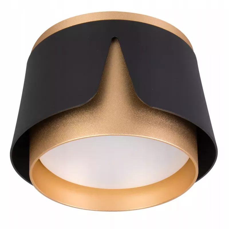 Oprawa halogenowa lampa sufitowa GX53 spot reflektor czarny + złoty XUDO-5904703011750