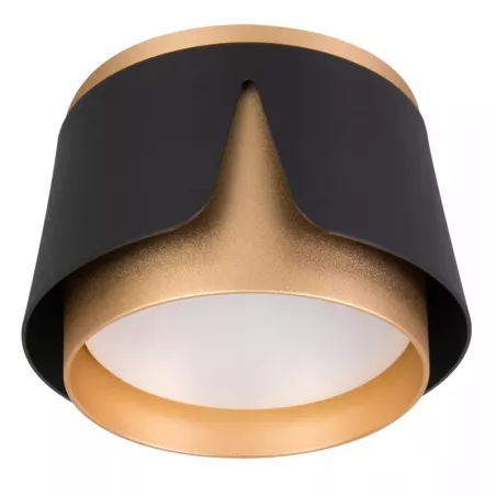 Oprawa halogenowa lampa sufitowa GX53 spot reflektor czarny + złoty XUDO-5904703011750