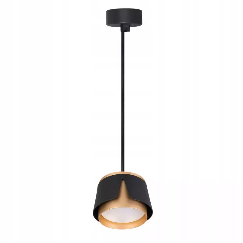 Lampa sufitowa GX53 oprawa wisząca reflektor czarny + złoty XUDO-5904703011873