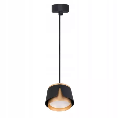 Lampa sufitowa GX53 oprawa wisząca reflektor czarny + złoty XUDO-5904703011873