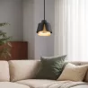 Lampa sufitowa GX53 oprawa wisząca reflektor czarny + złoty XUDO-5904703011873