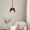 Lampa sufitowa GX53 oprawa wisząca reflektor czarny + złoty XUDO-5904703011873