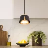 Lampa sufitowa GX53 oprawa wisząca reflektor czarny + złoty XUDO-5904703011873