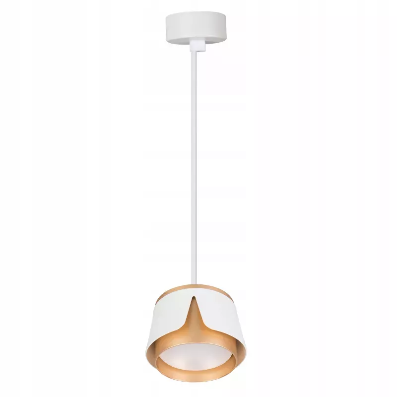 Lampa sufitowa GX53 oprawa wisząca reflektor biały + złoty XUDO-5904703011880