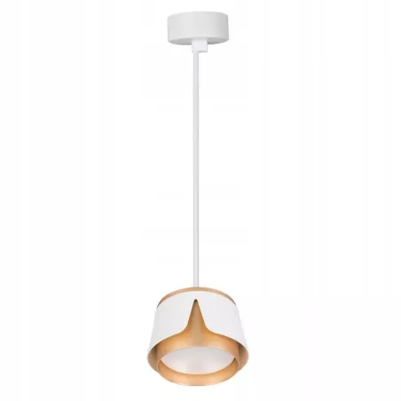 Lampa sufitowa GX53 oprawa wisząca reflektor biały + złoty XUDO-5904703011880