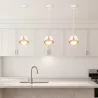 Lampa sufitowa GX53 oprawa wisząca reflektor biały + złoty XUDO-5904703011880