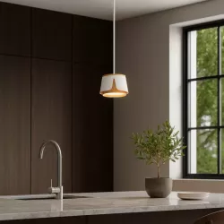 Lampa sufitowa GX53 oprawa wisząca reflektor biały + złoty XUDO-5904703011880