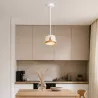 Lampa sufitowa GX53 oprawa wisząca reflektor biały + złoty XUDO-5904703011880