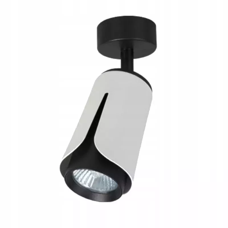KINKIET REFLEKTOR LED GU10 BIAŁO CZARNY RUCHOMY-5904703011552