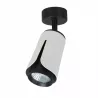 KINKIET REFLEKTOR LED GU10 BIAŁO CZARNY RUCHOMY-5904703011552