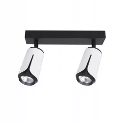 Kinkiet sufitowy 2x GU10 lampa oprawa spot reflektor biały + czarny XUDO-5904703011644