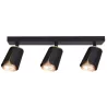 Kinkiet GU10 LED x3 czarny+złoty XD-IK263B-5904703011668