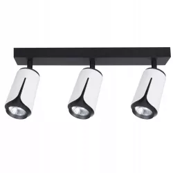 Kinkiet sufitowy 3x GU10 lampa oprawa spot reflektor biały + czarny XUDO-5904703011651