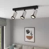 Kinkiet sufitowy 3x GU10 lampa oprawa spot reflektor biały + czarny XUDO-5904703011651
