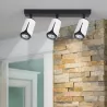 Kinkiet sufitowy 3x GU10 lampa oprawa spot reflektor biały + czarny XUDO-5904703011651