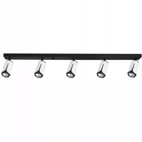 Kinkiet sufitowy 5x GU10 lampa oprawa spot reflektor biały + czarny XUDO-5904703011705
