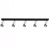 Kinkiet sufitowy 5x GU10 lampa oprawa spot reflektor biały + czarny XUDO-5904703011705