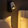 KINKIET do czytania ścienny lampa oprawa GU10 BIAŁY + czarny XUDO-5904703011743