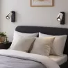 KINKIET do czytania ścienny lampa oprawa GU10 BIAŁY + czarny XUDO-5904703011743