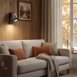 KINKIET do czytania ścienny lampa oprawa GU10 BIAŁY + czarny XUDO-5904703011743