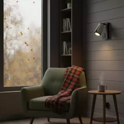 KINKIET do czytania ścienny lampa oprawa GU10 BIAŁY + czarny XUDO-5904703011743