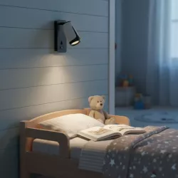 KINKIET do czytania ścienny lampa oprawa GU10 BIAŁY + czarny XUDO-5904703011743