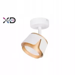 Kinkiet GX53 LED x1 biały+złoty-5904703011798