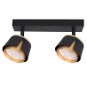 KINKIET LED lampa oprawa sufitowa 2x GX53 CZARNY + ZŁOTY XUDO-5904703011842