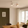KINKIET LED lampa oprawa sufitowa 2x GX53 BIAŁY + ZŁOTY XUDO-5904703011835