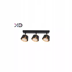 KINKIET LED GX53 35W CZARNY ZŁOTY OBROTOWY ALUMINIUM STAL-5904703011859