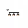 KINKIET LED GX53 35W CZARNY ZŁOTY OBROTOWY ALUMINIUM STAL-5904703011859