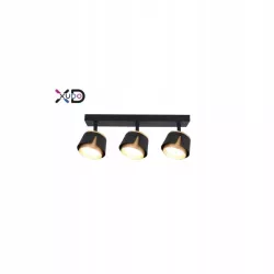 KINKIET LED GX53 35W CZARNY ZŁOTY OBROTOWY ALUMINIUM STAL-5904703011859