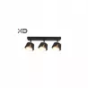 KINKIET LED GX53 35W CZARNY ZŁOTY OBROTOWY ALUMINIUM STAL-5904703011859